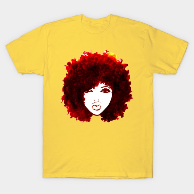 Autumn Afro Natural Hair Curly Hair Tshirt/Tees T-Shirt by EllenDaisyShop